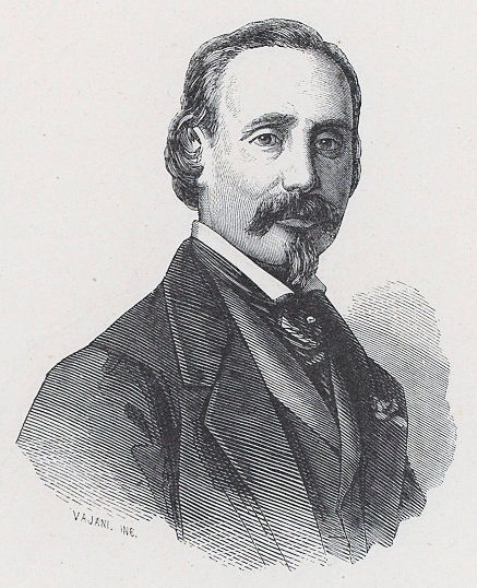 Aristide Calani. Ritratto di Cesare Braico - Il Parlamento del Regno d'Italia, 1861