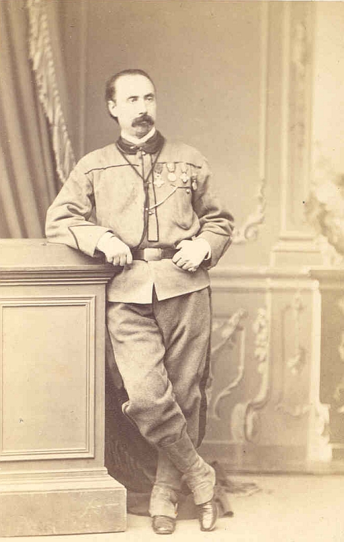 Ritratto di Cesare Braico in divisa garibaldina