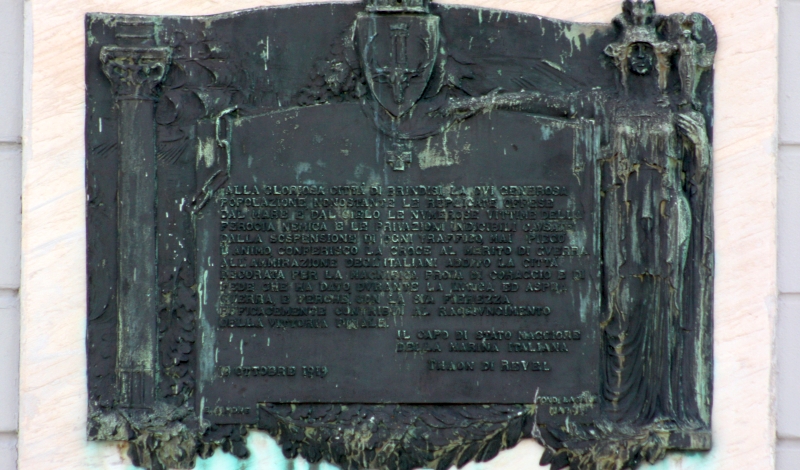 <em>Accadde oggi: 24 maggio 1924</em> - Inaugurazione della targa della vittoria in occasione della croce al merito di guerra