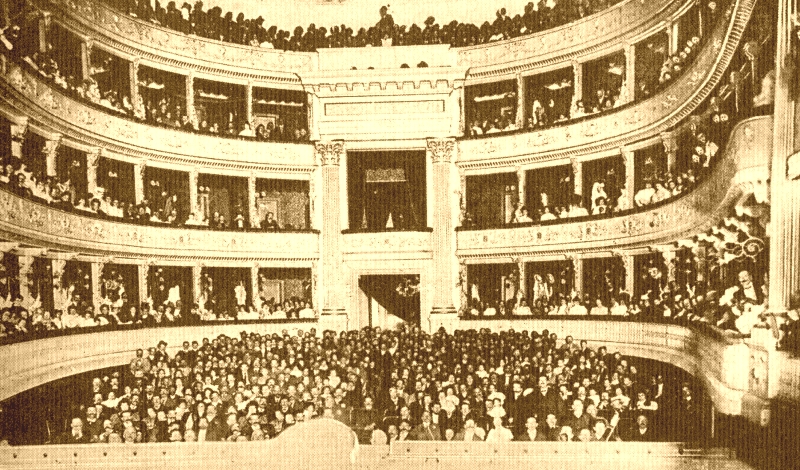 24 Marzo 1901. Apre il Teatro Verdi, due anni prima della vera inaugurazione