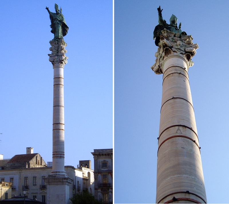 La colonna di Sant'Oronzo a Lecce