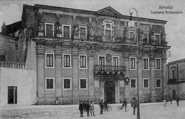 Il Palazzo del Seminario nel 1908