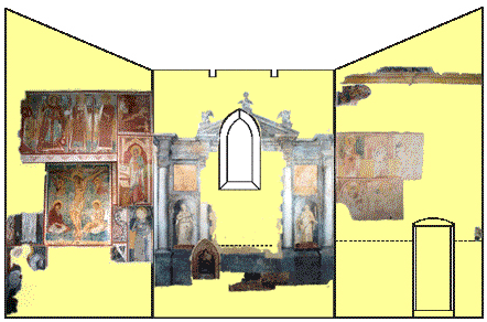 Transetto - pareti a sud-est