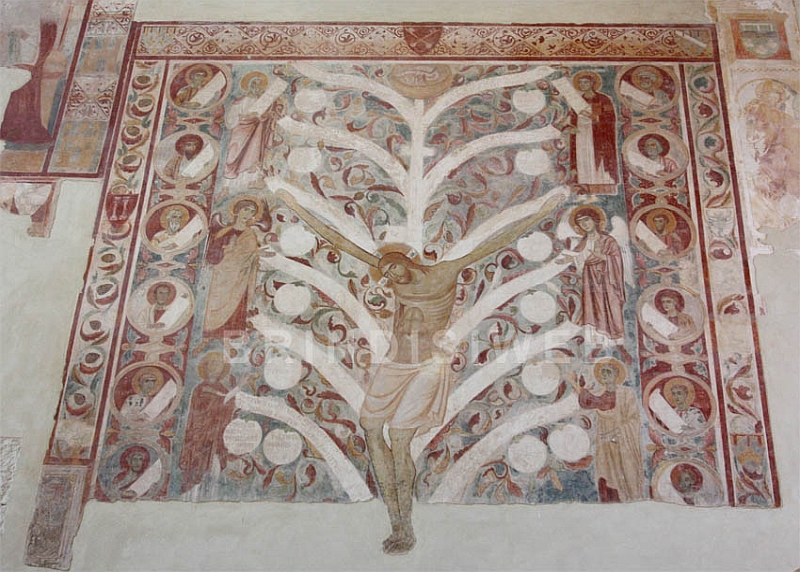L'affresco dell'Albero della Croce