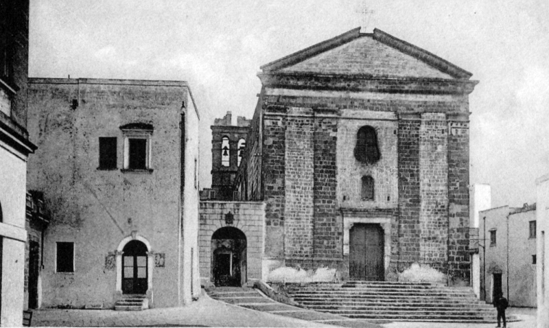 Brindisi. Immagine d'epoca della Chiesa di San Paolo eremita - coll. G. Membola(C)