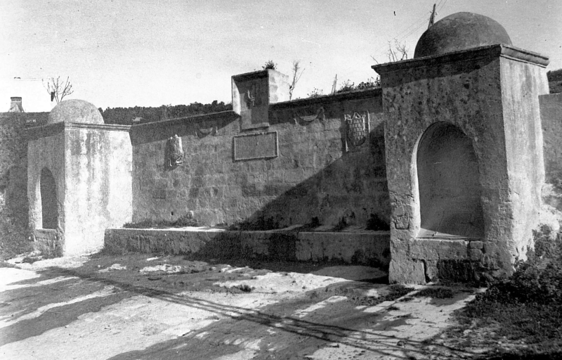 La Fontana Tancredi negli anni '30 del Novecento