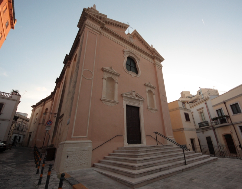Chiesa di San Sebastiano o delle Anime. Prospetto principale - ph. G. Membola 2012
