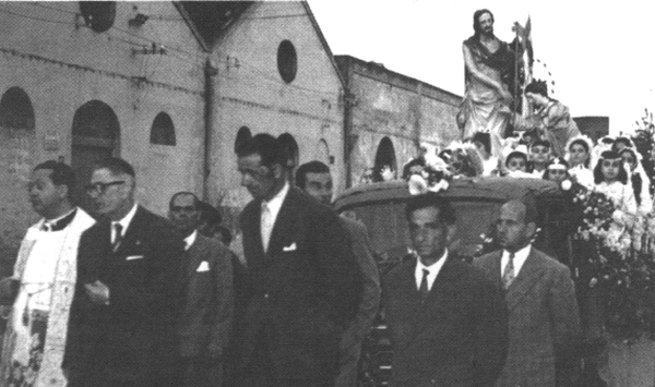 Processione della Consolazione per le vie del rione nel 1967 (ph. G. Catanzaro)