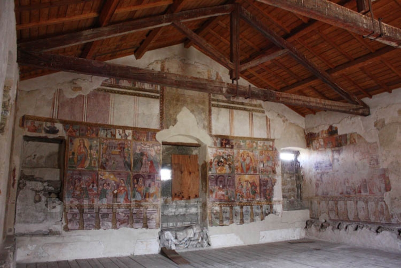 Brindisi. Romitorio dei Vescovi. Interno, parete a est