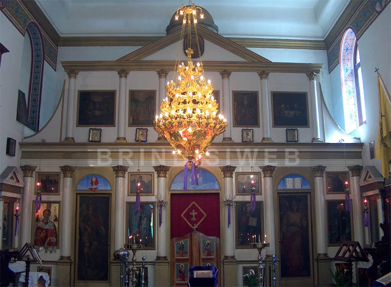 Brindisi. Chiesa di San Nicola. Interno con  iconostasi