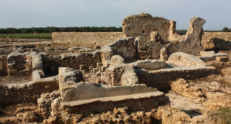 Valesio. I resti dell'impianto termale