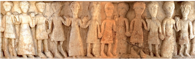 Brindisi. Museo Archeologico. Il Capitello della Danza. Le scene della danza (carola)