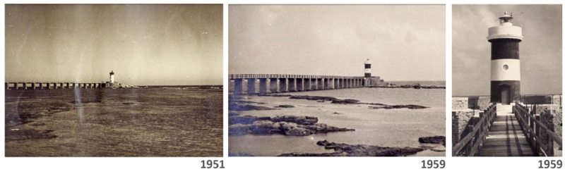 Brindisi, il faro di Punta Riso negli anni Cinquanta