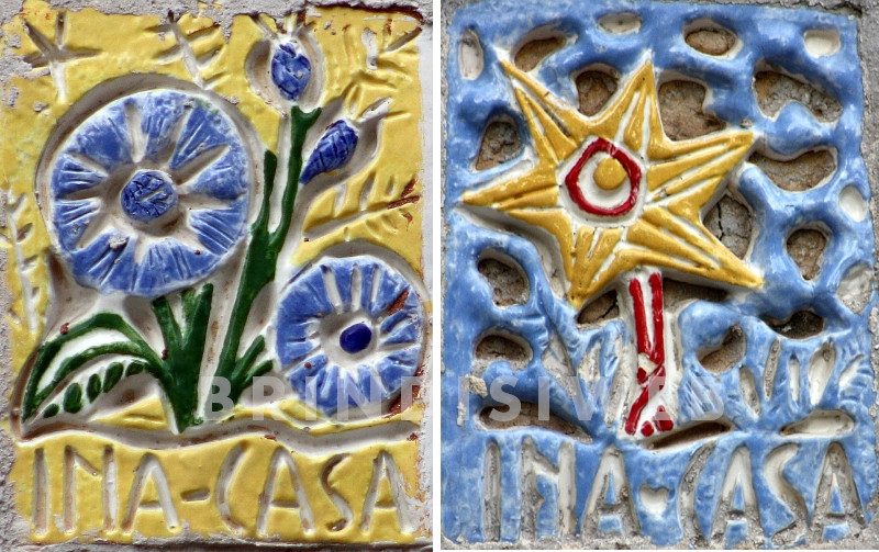 Brindisi. Targa Ina Casa