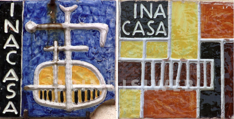 Brindisi. Targa Ina Casa