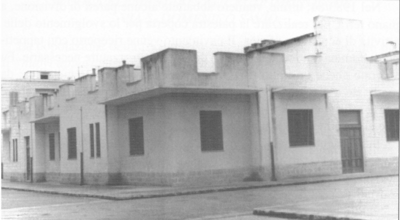 L'edificio a piano unico destinato a scuola elementare Camassa nel 1957 - archivio G. Catanzaro