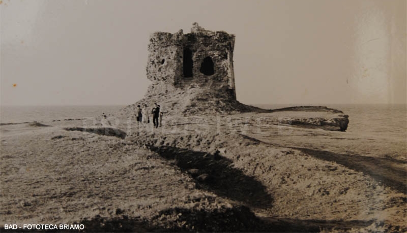 Brindisi. Torre Testa in un'immagine d'epoca di F. Briano - coll. BAD