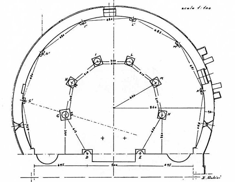 Brindisi. San Giovanni al Sepolcro: planimetria (da Jurlaro)