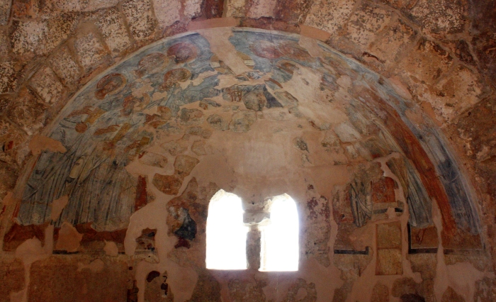 Torre S. Susanna. Chiesetta di San Pietro a Crepacore. Catino absidale