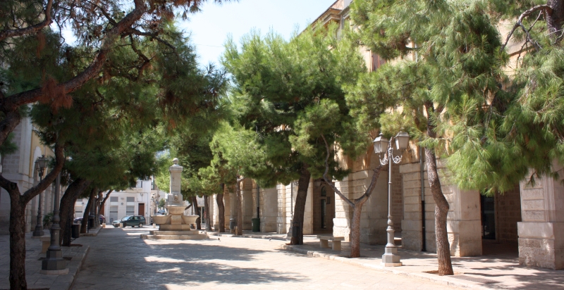 Fasano. Portico delle Teresiane