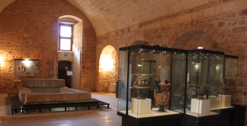 Mesagne. Castello Normanno svevo. Sala del Museo