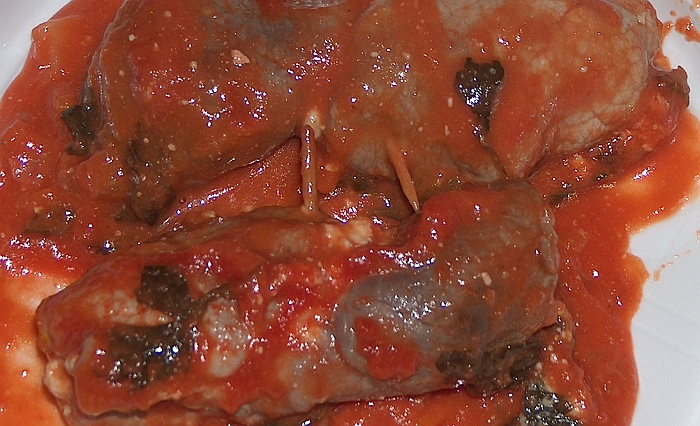 Le brasciole, involtini di carne ripieni