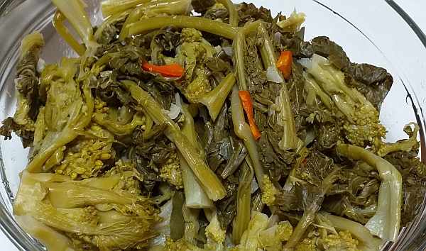 Cime di rape stufate