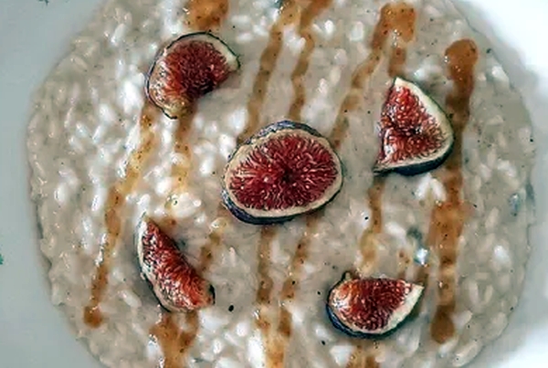 Risotto con fichi e scamorza - ph. cookpad.com