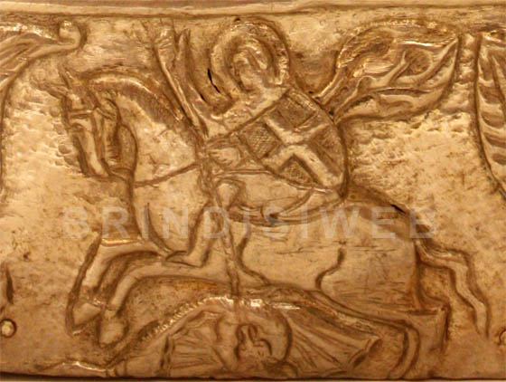 Arca di San Teodoro. Particolare della terza formella