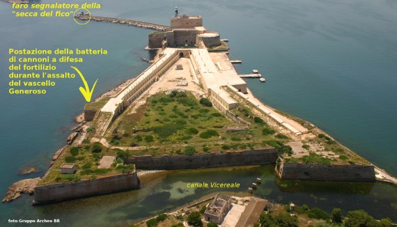 Forte a Mare e Castello Alfonsino dall'alto
