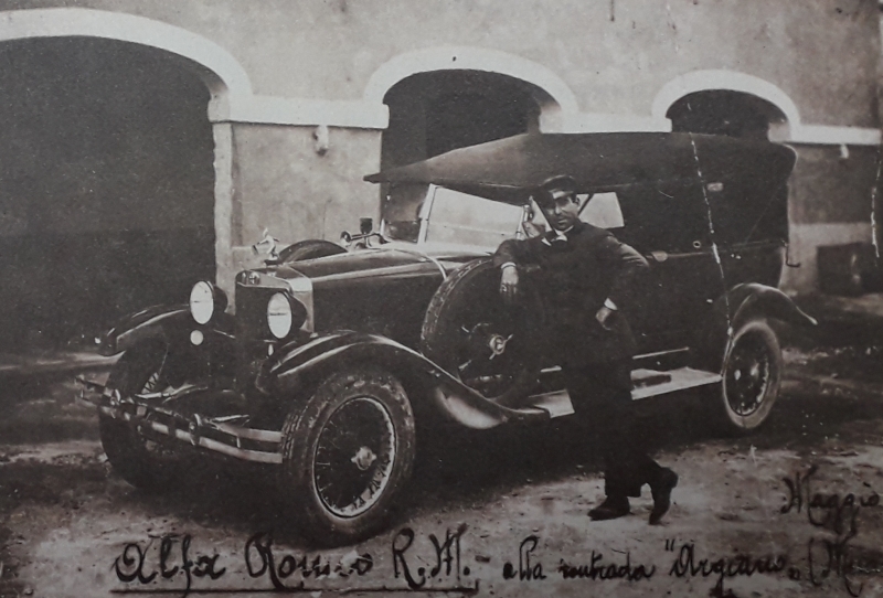 Ferruccio Libardo autista della Alfa Romeo di Serafino Giannelli (1927)