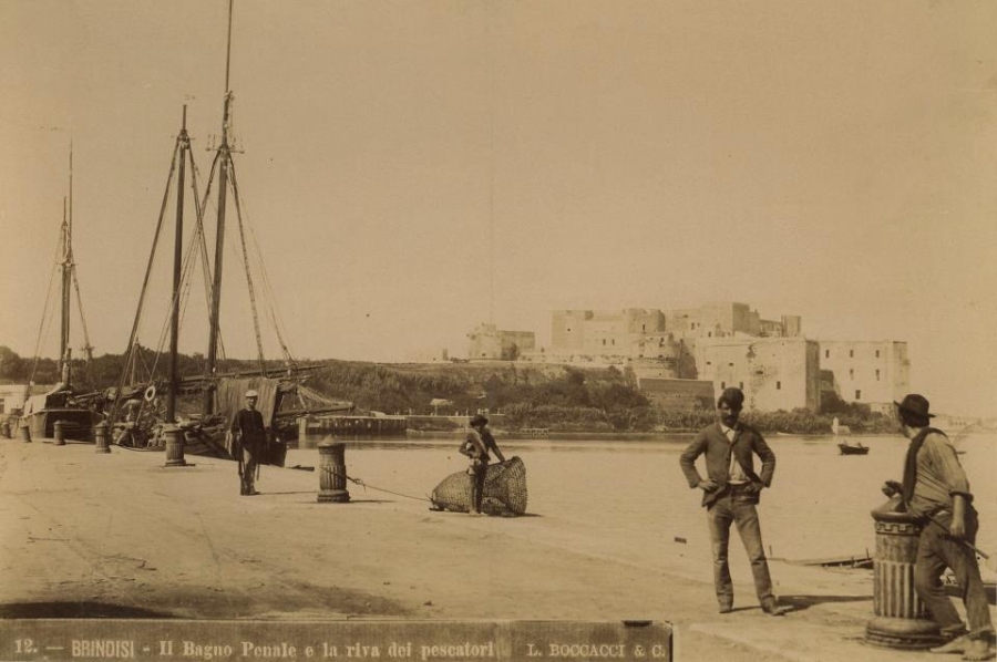 Il Bagno Penale e la riva dei pescatori nel 1870