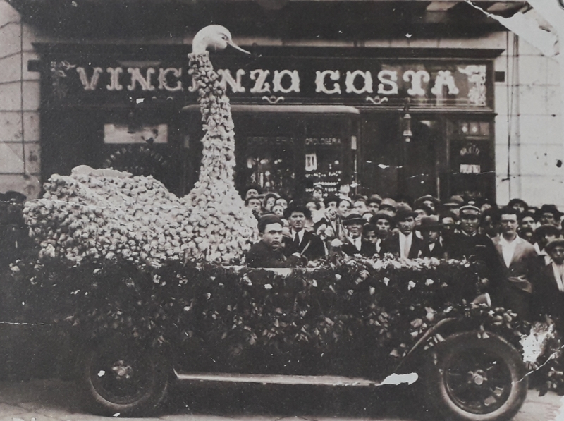 Fiat 501 del cav. Giuseppe Ribezzi, guidata da Michele Brugnola, vincitore del premio Corso Fiorito 1927