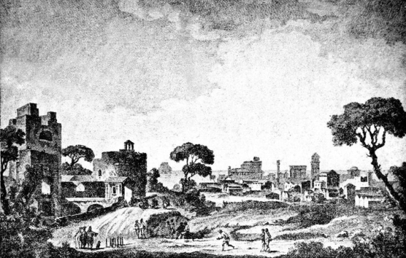 Brindisi in una litografia del Saint-non della fine del '700