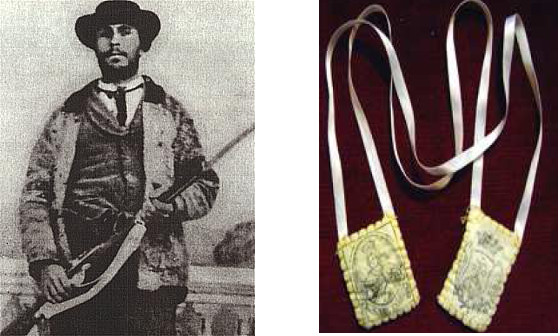 Il Sergente Romano e uno Scapolare della Madonna del Carmine