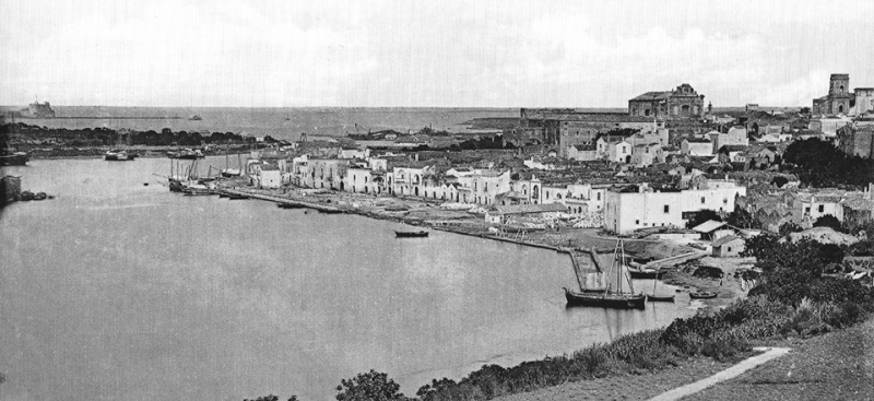 Le Sciabiche viste dalla collina del Castello Svevo