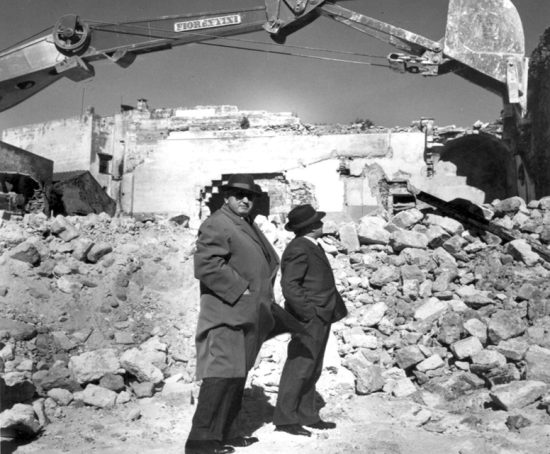 La demolizione delle Sciabiche: ultimo atto - 1959