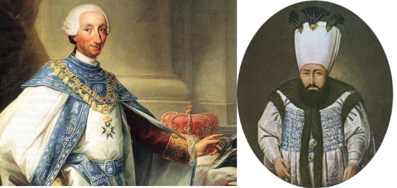 Carlo III di Borbone e il sultano Mahmud I