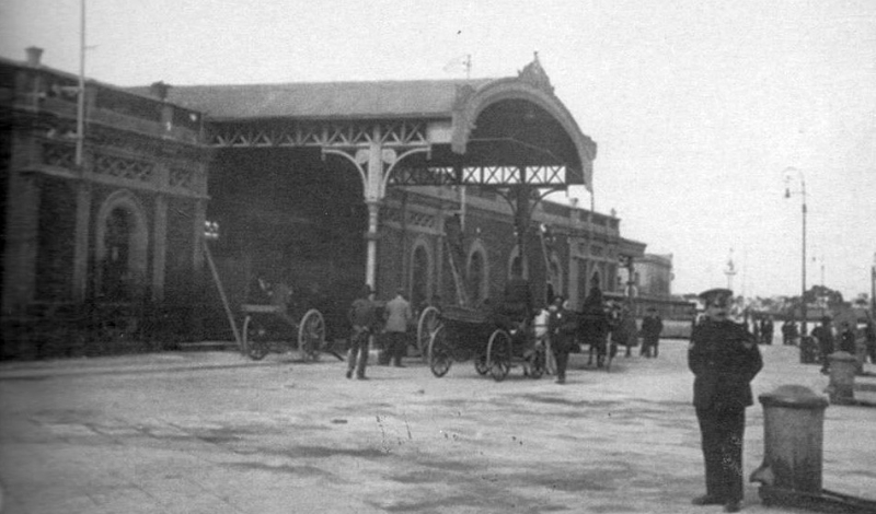 La stazione marittima di Brindisi nel 1902