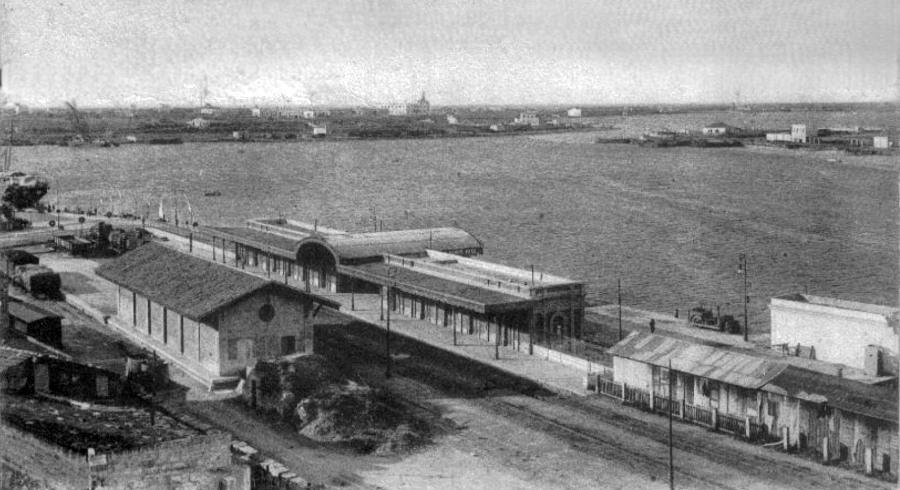 La stazione marittima nei primi anni del XX secolo