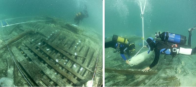 Archeologi al lavoro in un sito subacqueo - ph. F. Zongolo(C)