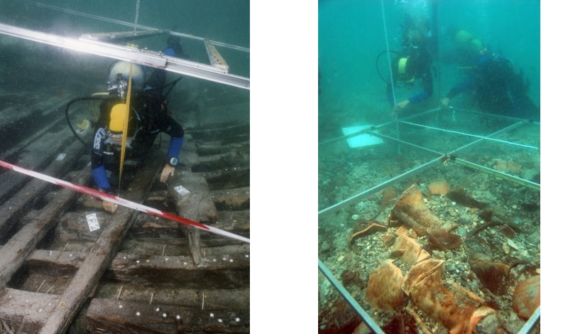 Archeologi al lavoro i un sito subacqueo - ph. F. Zongolo(C)