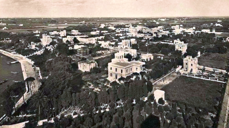 I villini del Casale a nord ovest, viste dall'alto