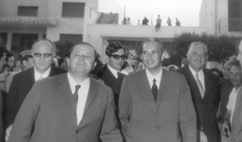 Aldo Moro a Brindisi il 18 ottobre 1975