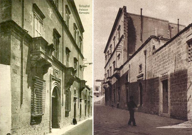 Palazzo Granafei Nervegna, su via Duomo, sede del Tribunale all'epoca dei fatti