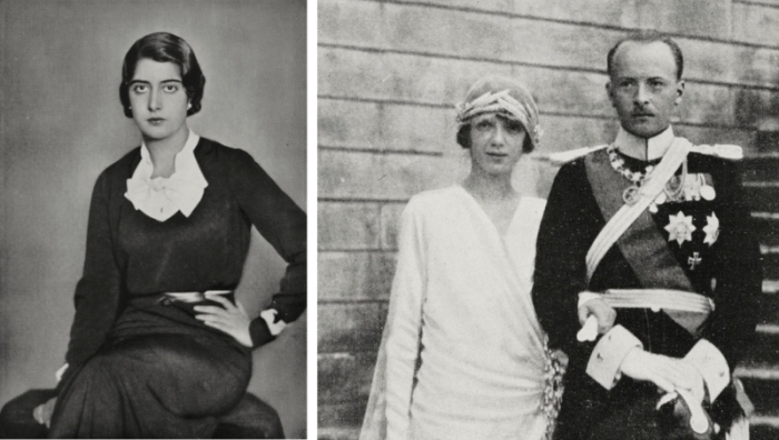 Maria Francesca di Savoia, a dx Mafalda di Savoia con Filippo d'Assia