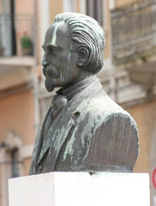 Busto in bronzo di Cesare Braico